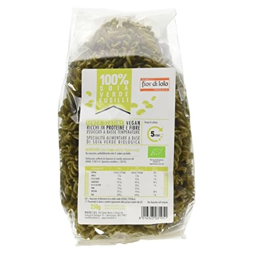 Fior di Loto Fusilli di Soia Verde - 250 gr - [confezione da 6]
