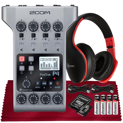 ZOOM PODTRAK P4 ポッドキャスト用マルチトラックレコーダー 515M0KrtIWL.jpg