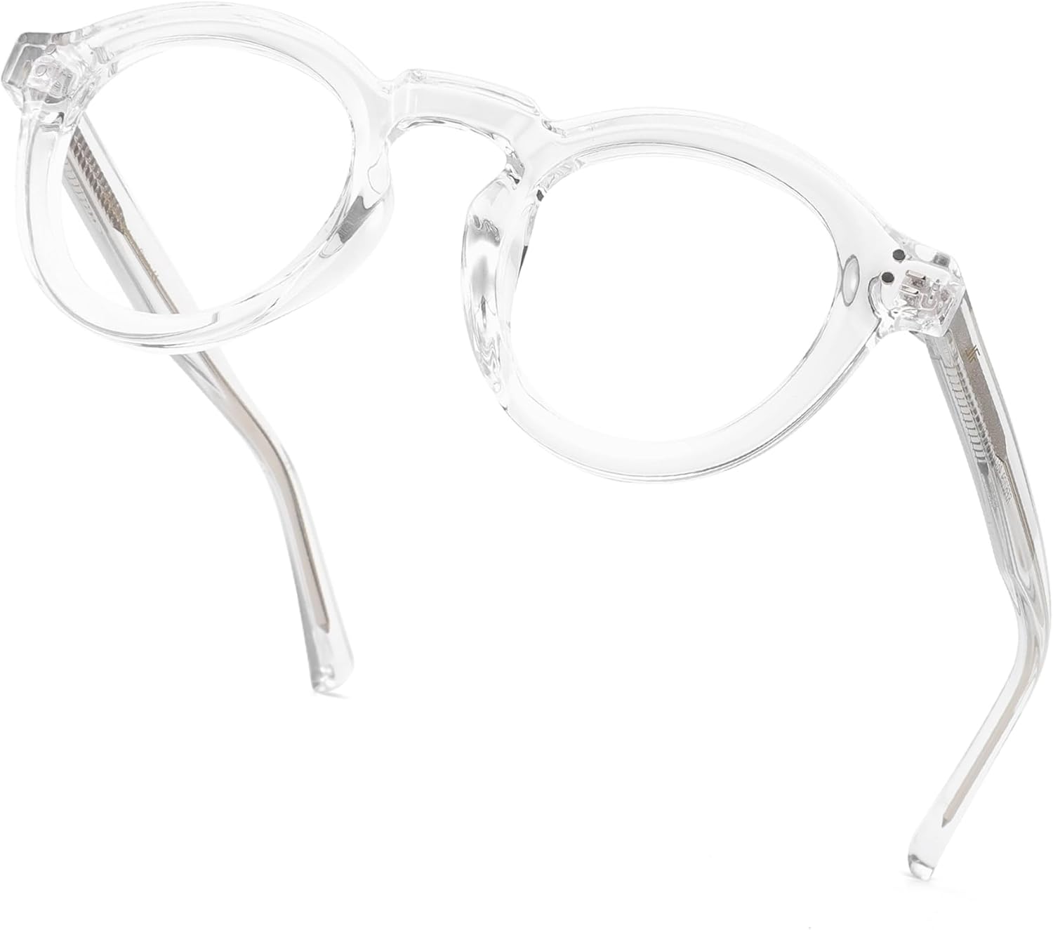 Blue Light Blocking Glasses for Women Men, Retro Round Frame Computer Gaming Glasses Anti Glare & UV RF6209