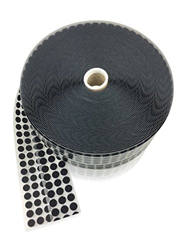 Alfatex® Supplied by Velcro® Brand Coins Black Hook & Loop 13mm x1200, 1200 works