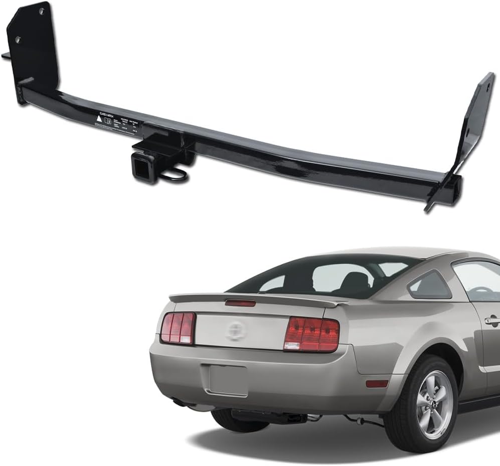 7422443075002 Compatible with 2005-2009 Ford Mustang Class 1 I Black 1.25" Receiver Trailer Hitch