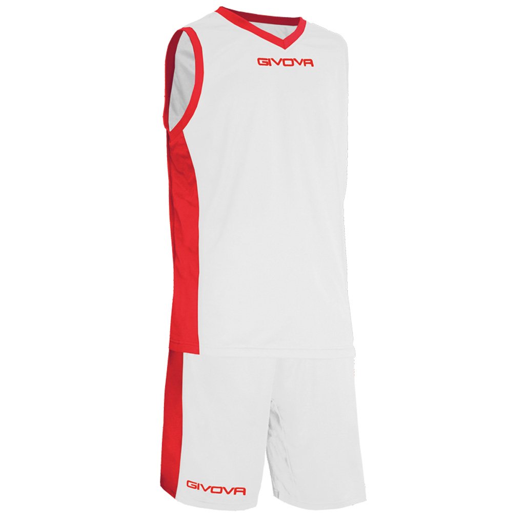 GIVOVA POWER INTERLOCK KIT WHITE/RED Size S