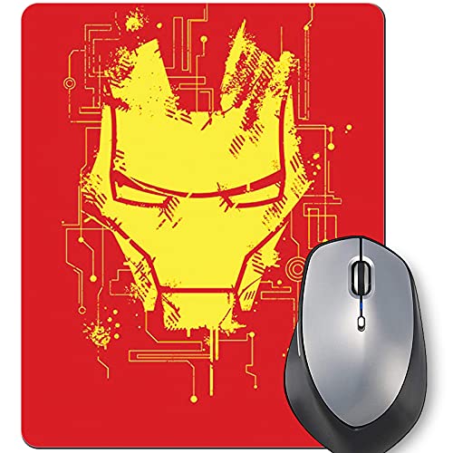 Color Empire Printed Mouse Pad for PC Computer and Laptop | Yellow Metal Face Tech | Non Slip Anti Skid & Waterproof Mousepad | Gaming Mousepad