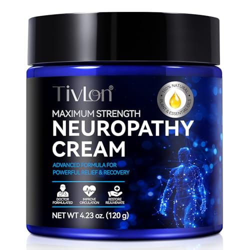 AUIWQWFI Neuropathy Nerve Care Cream for Feet, Hands, Legs & Toes - Fast-Acting with Natural Ingredients to Soothe Tingling & Burning, Non-Greasy & Cooling for Comfort, 4.23oz