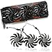 Dotodo Ventilador de enfriamiento de 75 mm T128010SU 0.35A para Gigabyte AORUS GTX 1080 1070 Ti G1 Gaming Fan GTX 1070Ti G1 Gaming Video Card Cooler Fan (ventilador de 3 piezas)