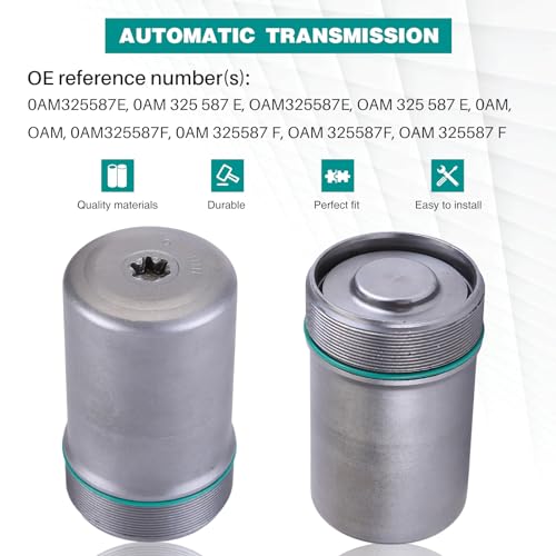0AM325587F Automatisches Getriebeventilkörper Druckspeicher mit Dichtung Mechatronik für DQ200 0AM 7 DSG Seat 7 Automatikgetriebe Druckbatterie Aluminium DruckspeicherSchaltgetriebe 0AM325587E