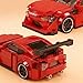 Osoulock GT86 Building Blocks Car Toys Set, 417 Pieces 1:32 Scale Model Speed Car with Display Case, Builting Bricks Toy Kit for Teenagers & Adults, People for Ages 14+, for Brithdays,Christmas