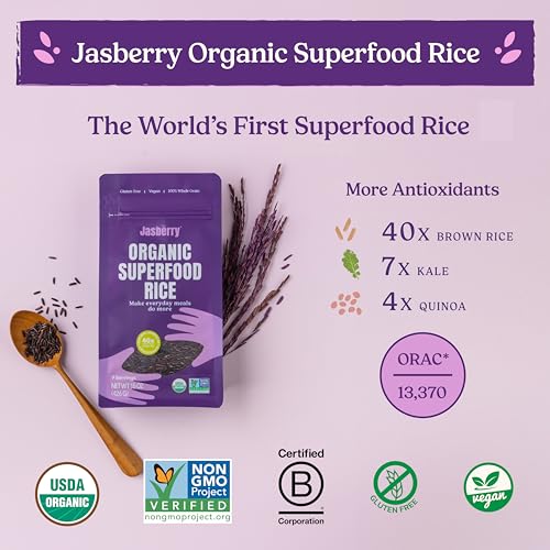 Jasberry, Rice Jasberry Superfood Organic, 15 Ounce