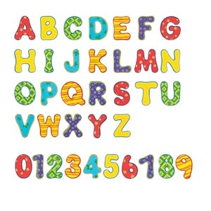 Nuby Floating Bath Tub Alphabet and Numbers Set – Soft Foam Waterproof Letters and Numbers – 36 Pieces – Educational Bath Toys for Kids – 3+ Years