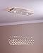 Saint Mossi 3-Lights Modern Chandelier Lamp K9 Crystal Chandelier Light Fixture,Modern Flush Mount Ceiling Light Fixture,Raindrop Chandelier Modern Pendant Light Fixture,H33 x W10 x L25