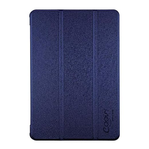 COOVY® Funda ultrafina para Huawei MediaPad M5 Lite 10 (10,1 pulgadas), con función atril, color azul oscuro