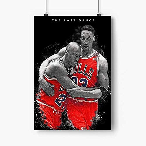 Lilian Ralap King Jordan Chicago 23 Poster Paper Michael-Jordan Jordan Pippen Poster - Wall Posters Paper, Holidays Husband Gift, Grandson Gift Poster, Holiday Son Gift