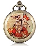 Diese Taschenuhr passt für jede Gelegenheit, super Geschenk für Herren/Damen und Jungen/Mädchen