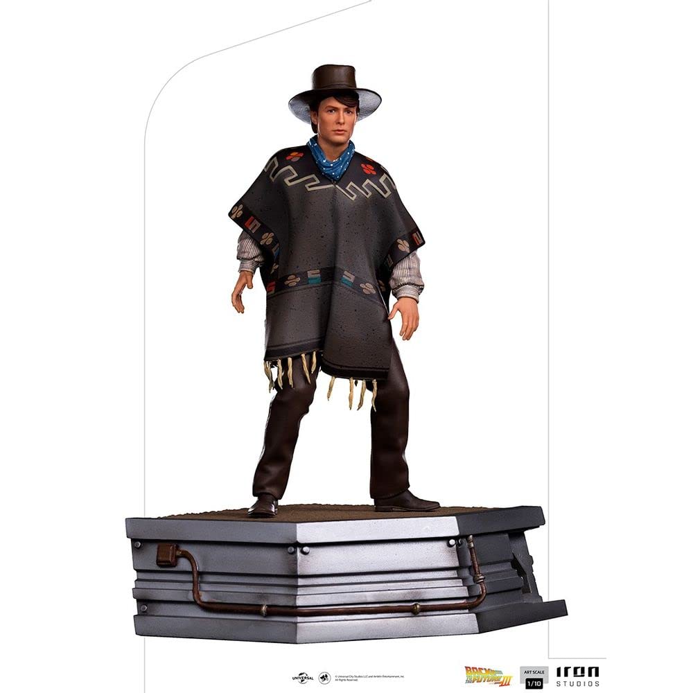 Iron Studio Retour-Vers LE Futur 3 - Marty Mcfly - Statuette 1:10 Kunstwaage - 23 cm