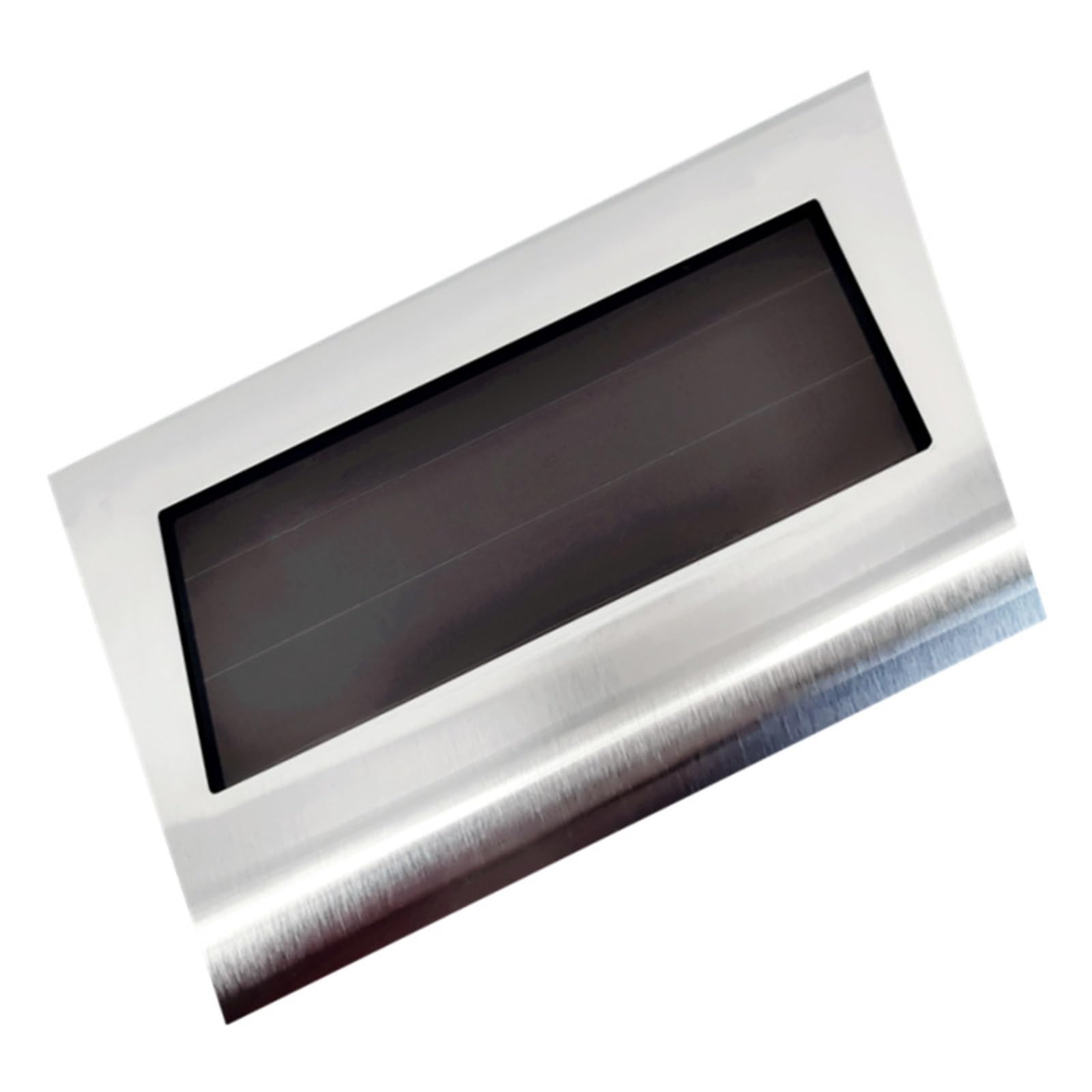Numero Civico Solare, per indirizzo a LED solare, per numero civico da esterno, supporto parete in acciaio inossidabile per la casa e il giardino