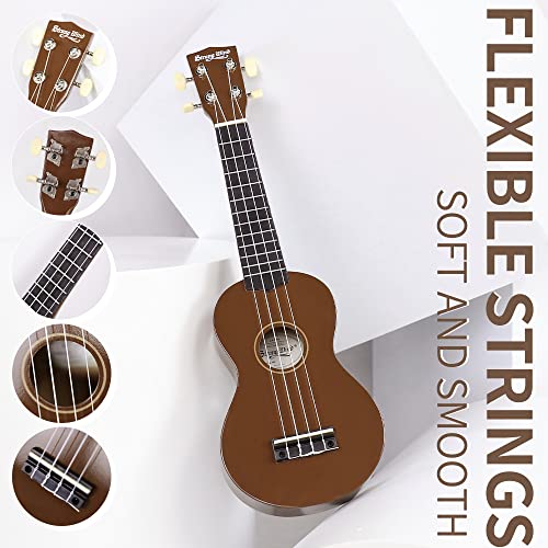 Strong Wind Soprano Ukulele - Stringed Musical Instrument Ukulele For Beginners, 21 Inch Basswood Ukelele thumb #2