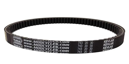 MMG Correa de transmisión CVT reforzada con Kevlar 743 20 30, compatible con GY6 125cc 150cc motocicleta scooter ATV