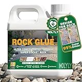 Rock Glue for Landscaping - 32OZ Mulch Glue, Gravel Binder & Stone Adhesive, Fast-Dry, Non-Toxic, Weather-Resistant for Patios, Garden, Walkways and Paths