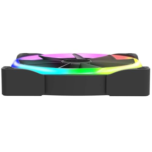 Miniatura 5 de NZXT AER RGB 2 - HF-28120-B1 - 4.724in - Personalizaciones avanzadas de iluminación - Consejos de Winglet - Cojinete dinámico fluido - Ventilador