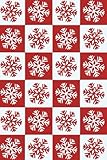 snow decoration: Christmas notebook measuring 6 x 9, 120 pages