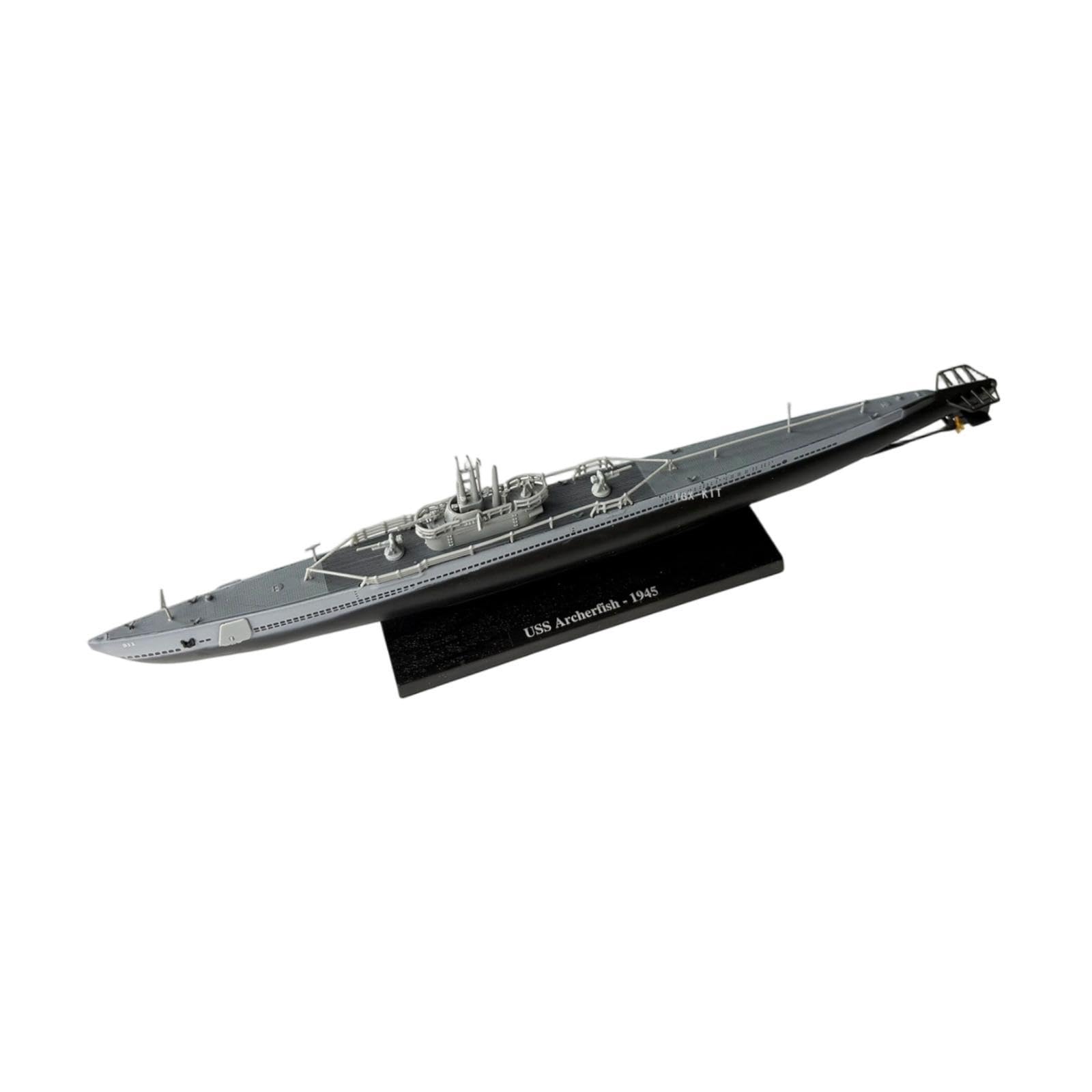 #N/A/a Modelo Barco Crucero Maqueta Naval Decoración de Escritorio para Aficionados a con Base Y Cuerpo en Aleación de PP, Pez Arquero