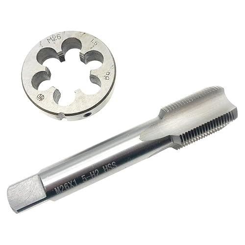 Miniatura 5 de M26 x 1.5 Juego de troqueles de rosca M26 x 1.5, M27 x 1.5 rosca redonda M27x1.5 mano derecha M27x1.5, M30 x 1.5 Tap & Die mano derecha M30x1.5, M23