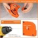 Srutueo Multipurpose Drill Bit Grinding Sharpener,Electric Drill Bit Sharpener for All Bits Portable Drill Grinder Grinding Tool Durable, Orange