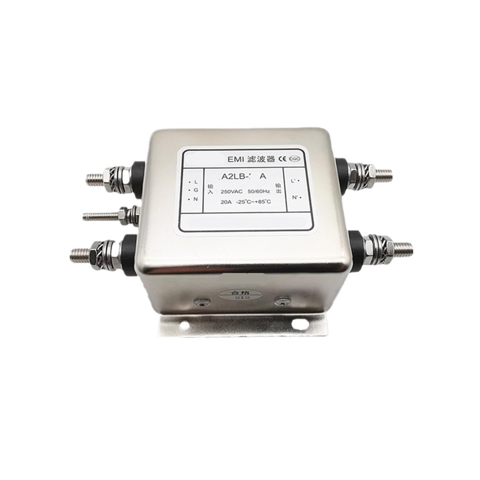 Filtro A2LB-20A elimina interferencias eléctricas en redes de 220V y 30A