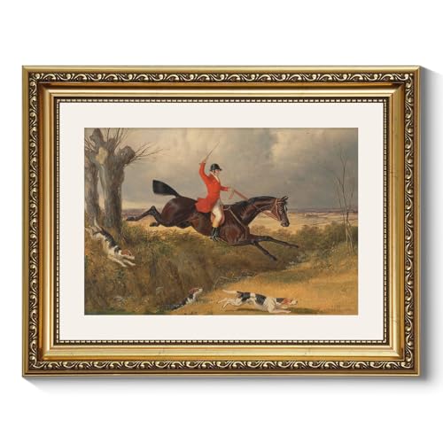 ARPEOTCY Gold Framed Canvas Wall Art, 11x14 Inch...