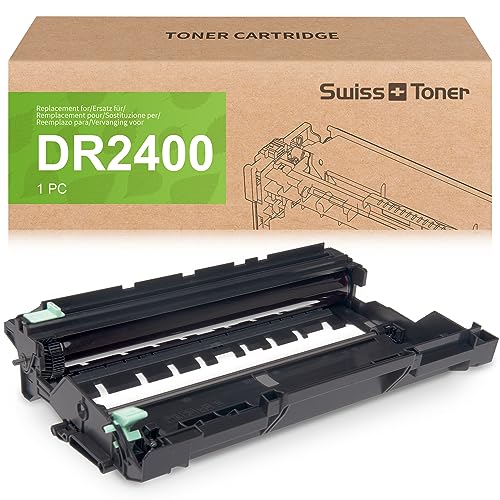 swiss toner DR2400 DR-2400 Tambor Compatible para Brother TN2420 Toner para MFC-L2710DN MFC-L2730DW MFC-L2750D HL-L2310D HL-L2350DN HL-L2370DN HL-L2375DW DCP-L2510D DCP-L2530DW -1 Pack
