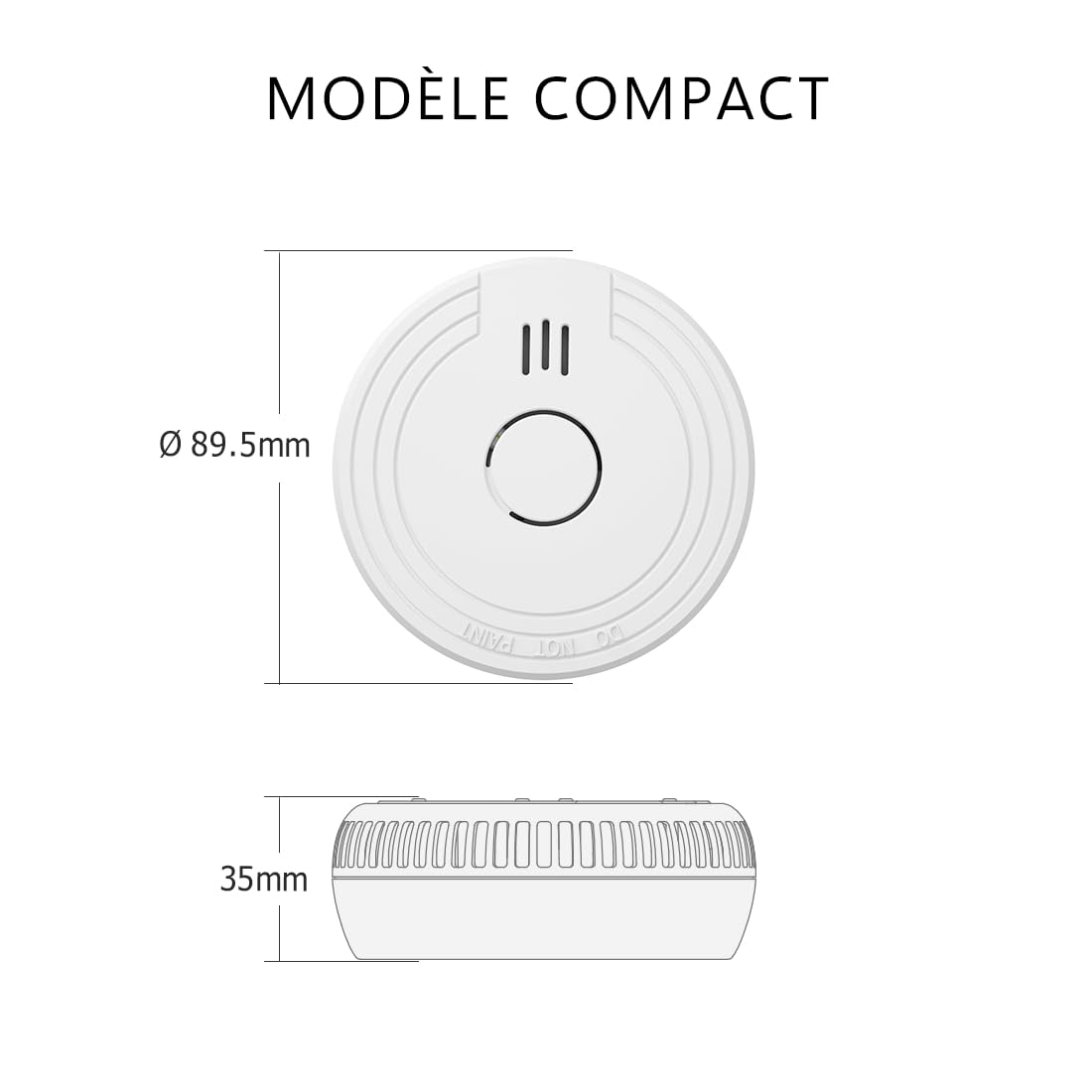 ELRO FS180111 Smoke Detector - Conforms to European Standard EN14604, White - 4