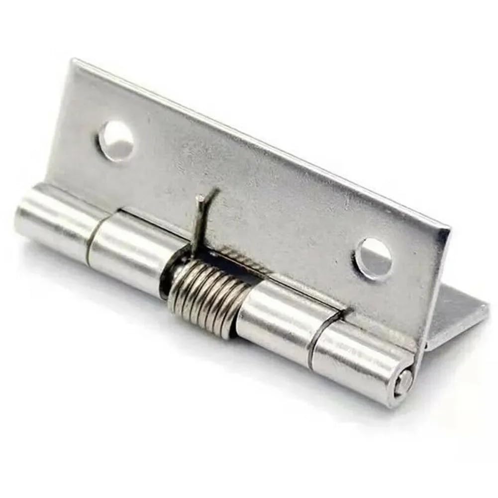 COSZWQDP Spring Hinges Self Closing Stainless Steel Door Hinge Hardware 1/1.5/2/2.5/3/4Inch 2Pcs(1.5 Inch 2pcs)