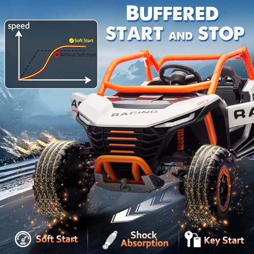 Image of Kid 4WD UTV 24V Ride On Toys for Big Kids 2 Seater Ride On Toys Kids