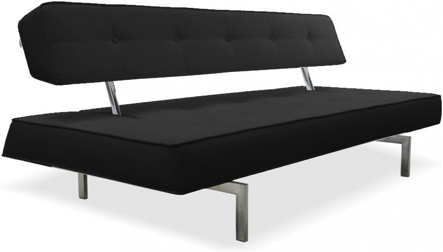 Modern Sofa Bed PU-Leather Black