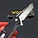 VORTEK Ball Bearing Pivot System Folding Pocket Knife, EDC Everyday Carry, 8Cr13MoV Stainless Steel Tanto Blade