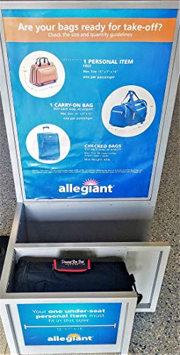 Allegiant Personal Item Bag Messenger 16x15x7 Carry On Duffel Under Seat Tote