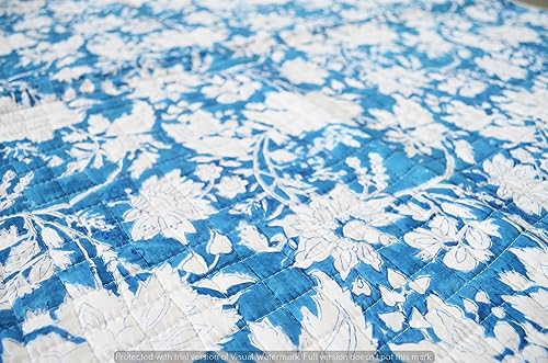 Couvre-lit coton Kantha bébé hypoallergénique contre la fraîcheur des nuits - 3