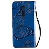 Hoesje voor LG G7 ThinQ Hoes, Embossing 3D Butterfly Lanyard PU Lederen Fold Portemonnee Kickstand Card Slots… - Image 3