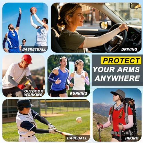 Mangas de sol refrescantes para jugar al golf y entrenar al aire libre 7