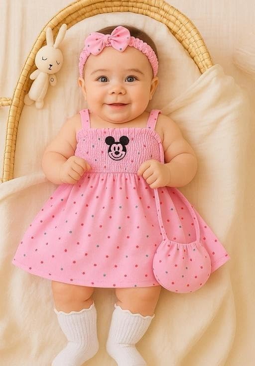 Classic Kids Girls Princess Frock Dress Wedding and Family Events Pink 4-6 Months-image-38