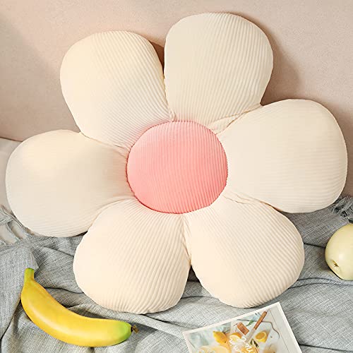 座布団 おしゃれ 可愛い 花 クッション チェアパッド 高反発 座布団 可愛い 丸い 厚め 抱き枕 柔らかい 四季通用 両面使用可能 漫画のぬいぐるみ椅子クッション ぬいぐるみクッション 昼寝枕 卓上枕 暖かい床クッション 自宅/子供部屋/オフィスに最適