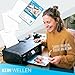 SKULLPAPER® Fotopapier A4 Hochglanz Premium | 50 Blatt 200 g/m² | Inkjet Tintenstrahldrucker | sofort trocken | wasserfest