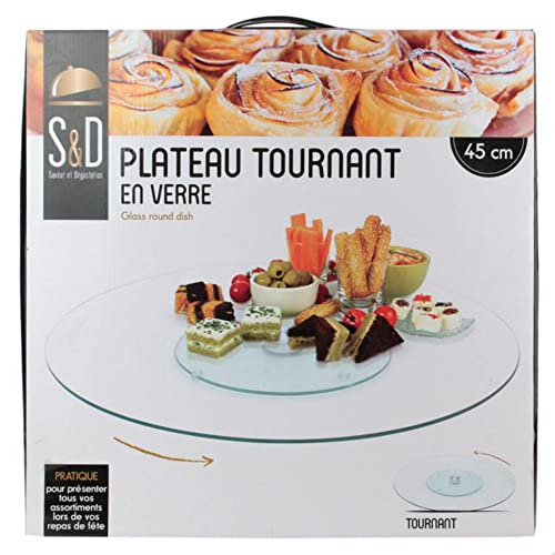 Saveur & dégustation Fuente GIRATORIA 45 CM Cristal KA1741, 45,50 x 45,50 x 2,90 cm Cover