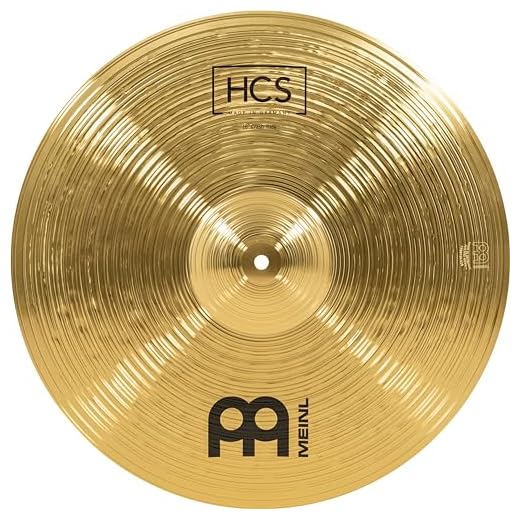Meinl Cymbals HCS Plato Crash-Ride de 18 pulgadas (45,72cm) Platillos de Batería – Latón, Acabado Tradicional (HCS18CR)