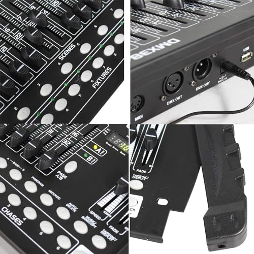 Contrôleur DJ DMX-512 Console Programmable pour Animer vos Soirées et Concerts