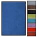 Produktbild Floordirekt Schmutzfangmatte Monochrom | Fussmatte in 10 Größen & 8 Farben | Türmatte für innen & außen (200 x 200 cm, Blau)
