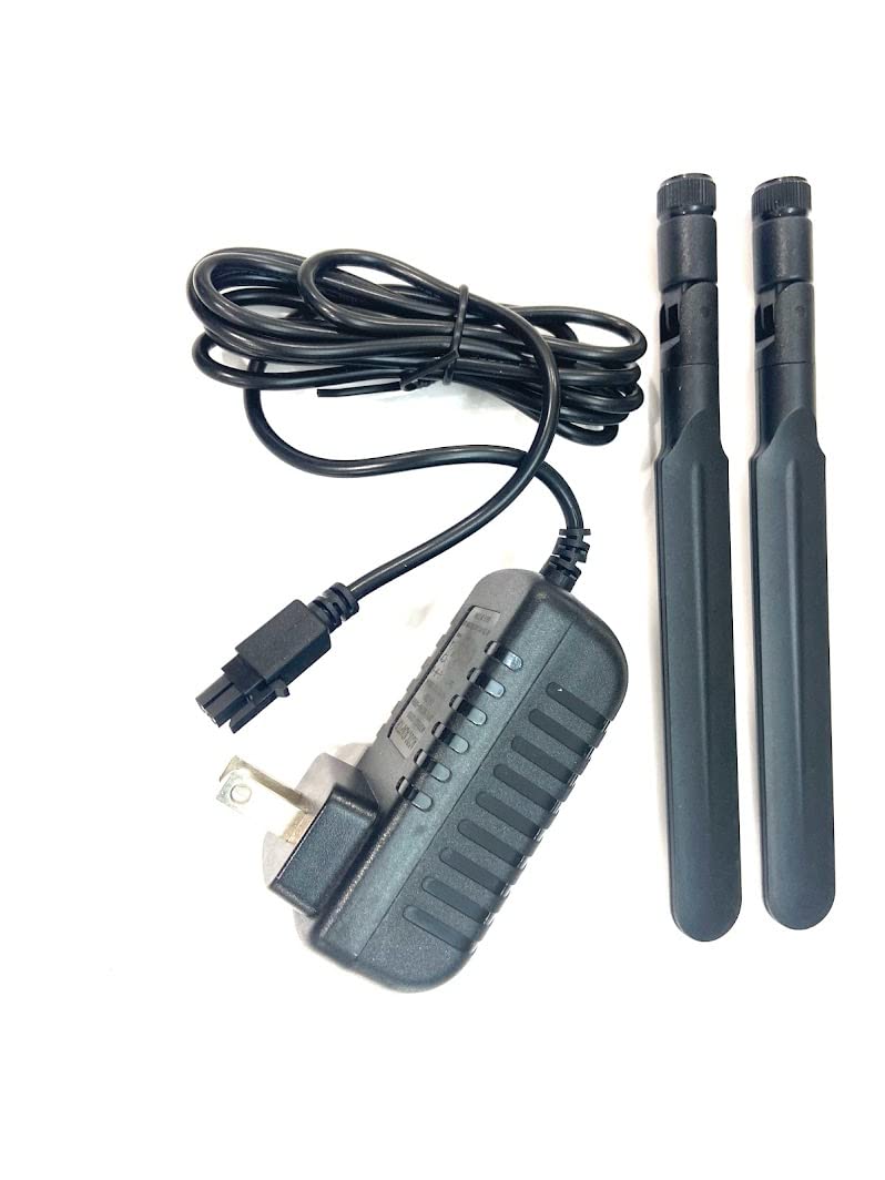 CompuPort 5G Cellular Antenna Accessory Kit - Sierra Wireless AC Power Adapter and Two 5G Whip Antennas.