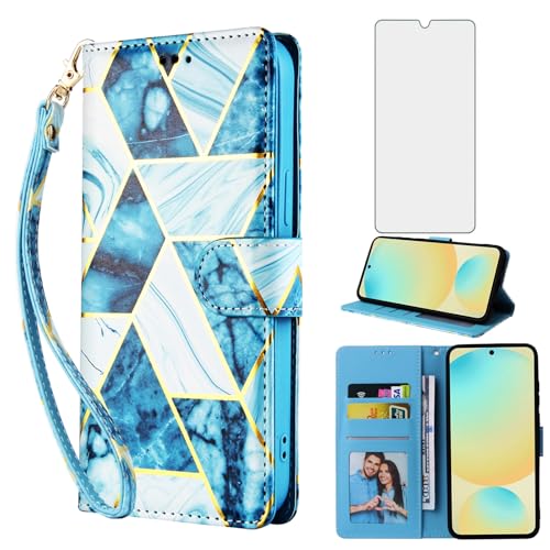 Coque Galaxy S24 fe étui bleu antichoc Asuwish DLSQB US pour smartphone
