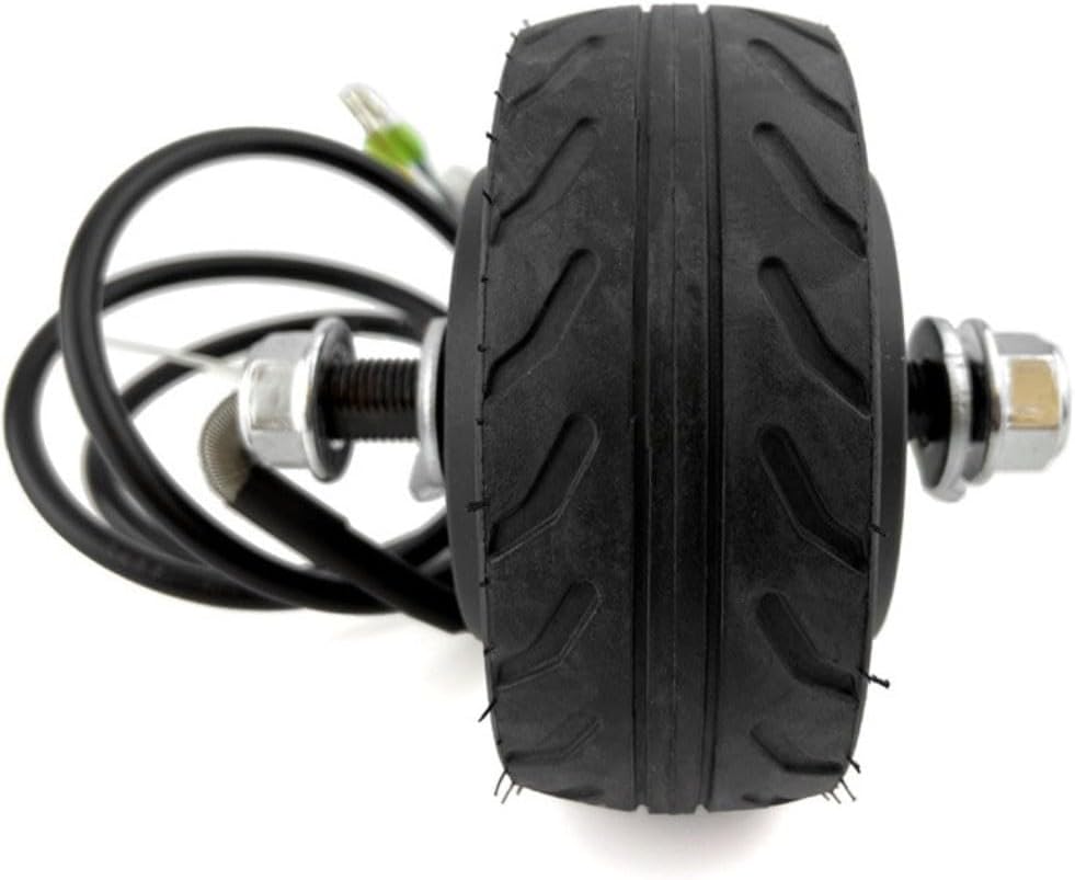 4-Inch Brushless Electric Hub Motor 24V 200W With Hall Sensor And 8 Wires, High Efficiency ≥84% And 7Nm Torque, For Most 24V Controllers, Ideal Replacement For Mini E-Scooter DIY Upgrade Projects