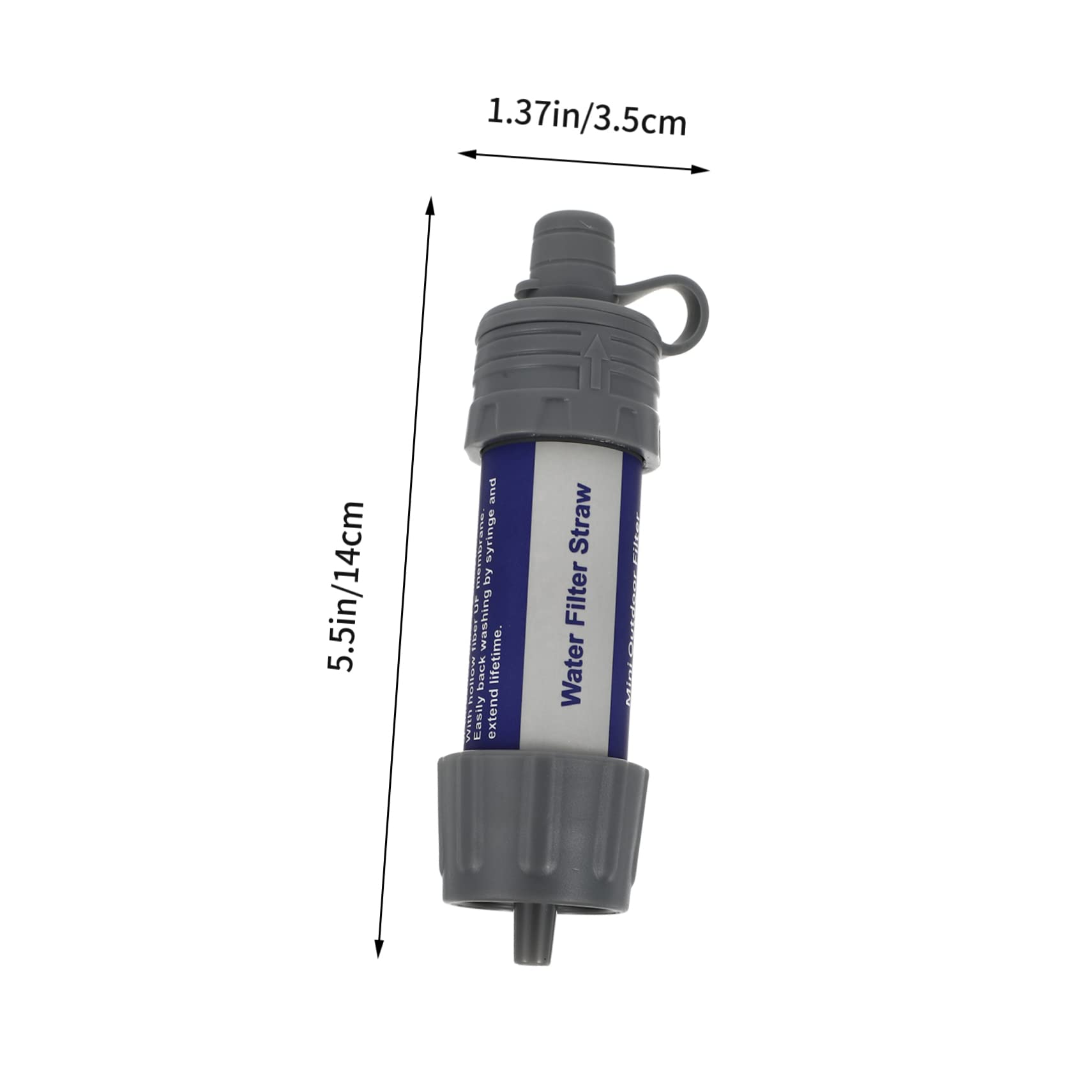 Anneome Purificatore Dacqua Portatile Con Cannuccia Pratico Per Campeggio Escursionismo Filtro 0 01 Per Attrezzatura Da Esterno